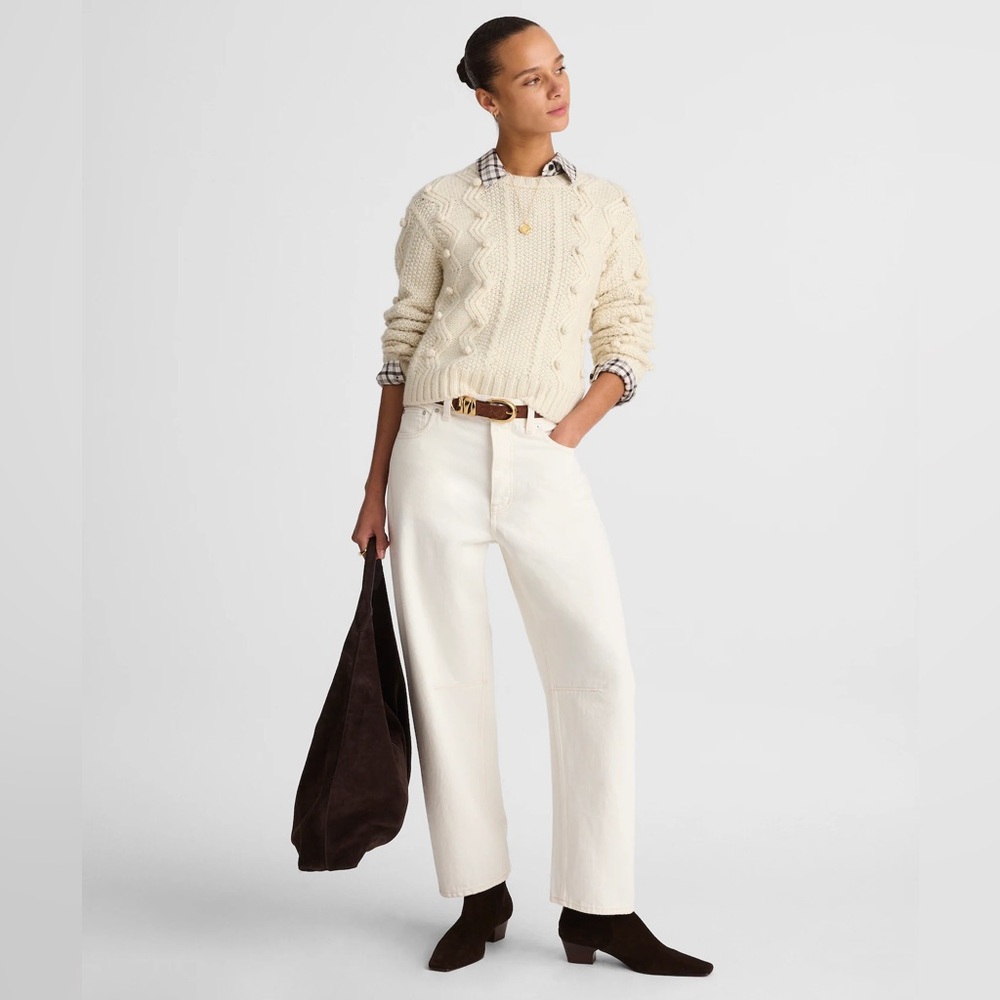 Madewell The Darted Barrel-Leg Jean